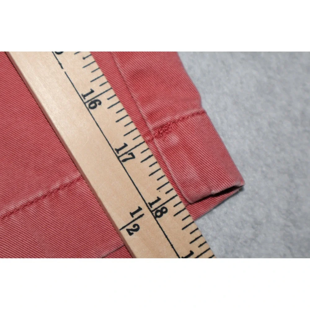 J Crew Chino Shorts Mens 32 Salmon Pink Cotton Casual Preppy Summer 8